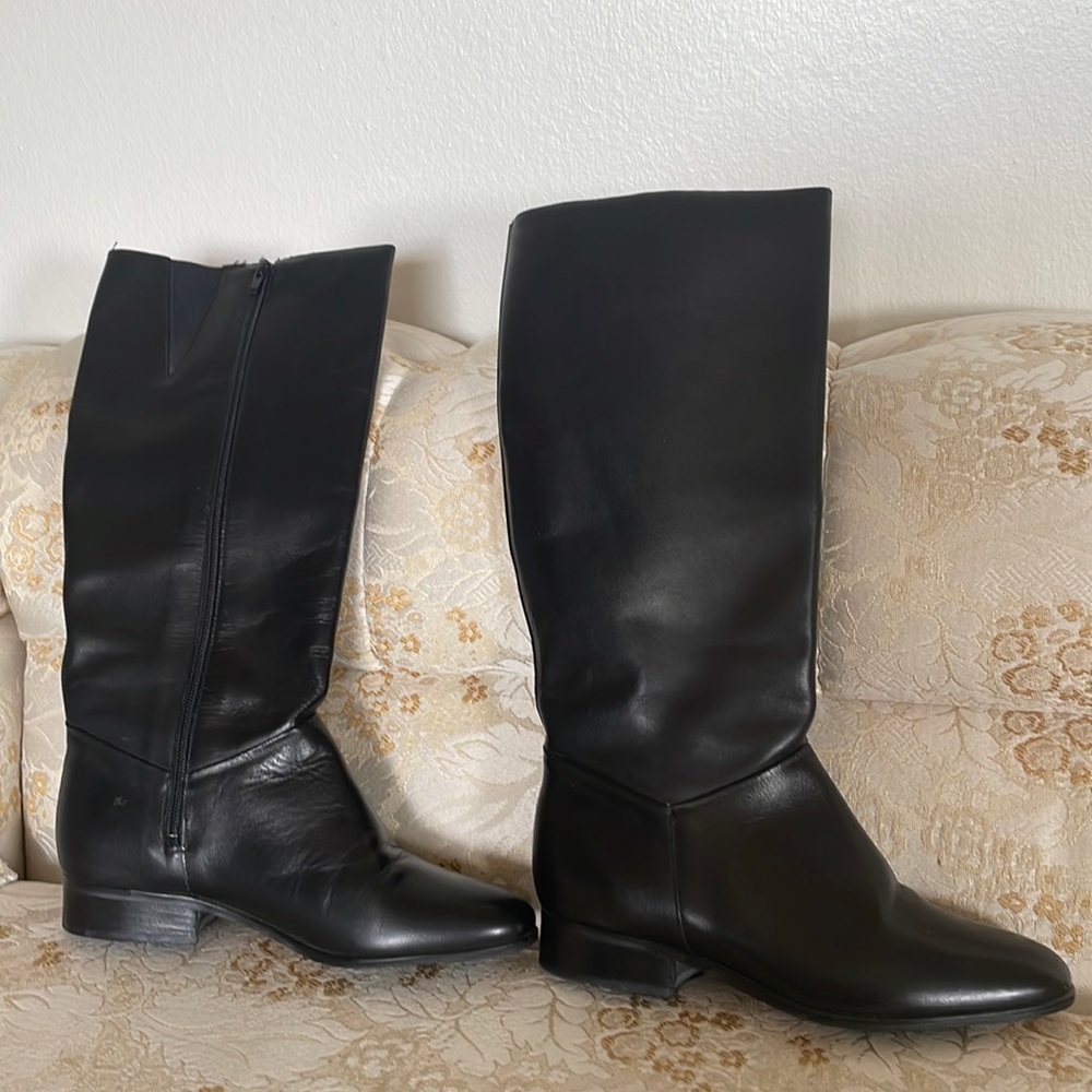 Tall black boots